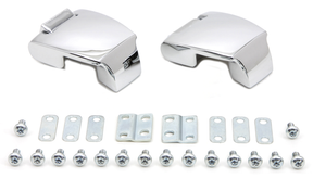 Tour Pak De Luxe Chrome Hinge Kit Fl87 13 Hard Luggage V Twin Mfg Default Title