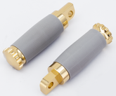 Gzp Bronzed Turbo Footpegs Gray Rubbe Foot Peg Zodiac Default Title