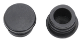Black Plastic Tube Plug, 1", Pair Handlebar Parts V Twin Mfg Default Title