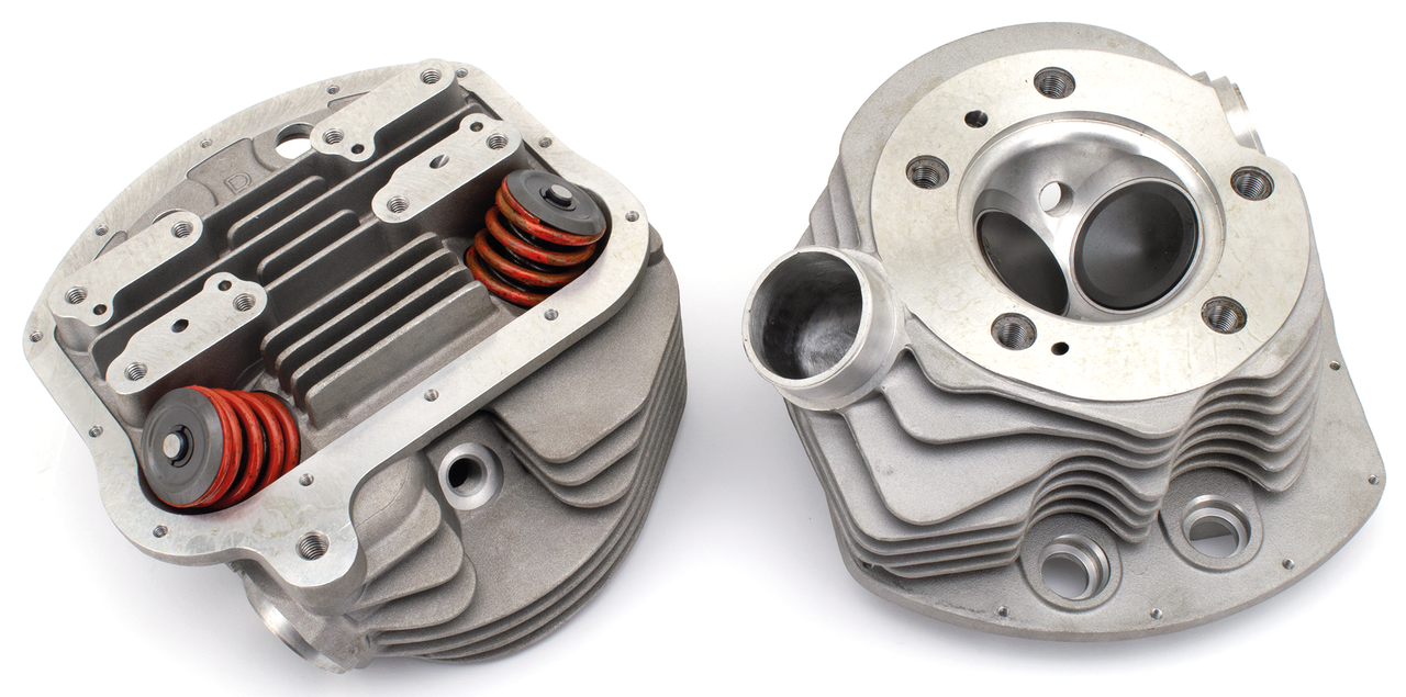 Panhead Cylinder Head Set Fl55 62 Cylinder Head V Twin Mfg