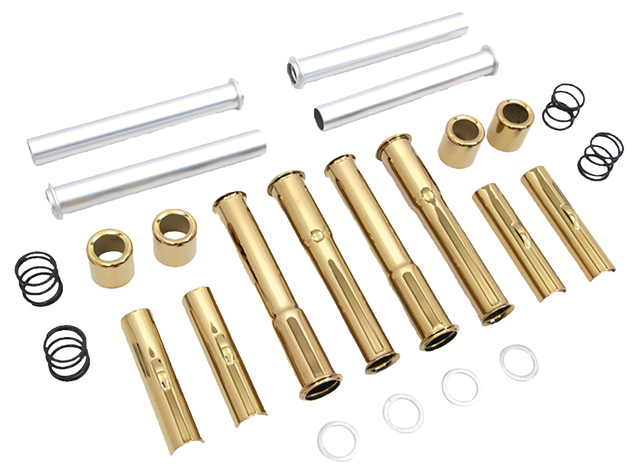 Titanium Plated Pushrod Covers Bt66 84 Valvetrain Component V Twin Mfg Default Title