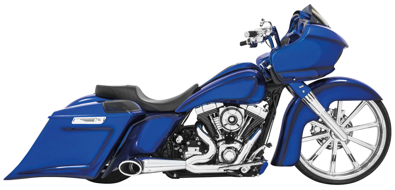Freedom 2in1 Turnout Flh/T95 16 Chr/Blk 2-1 Full Exhaust System Freedom Performance Exhaust Default Title