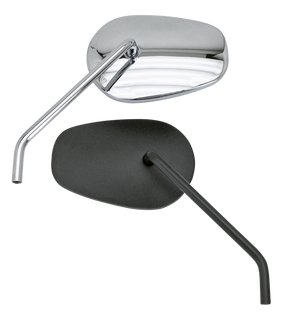 Gzp Chrome Sidewinder Mirror Set Round S Mirror & Component Zodiac