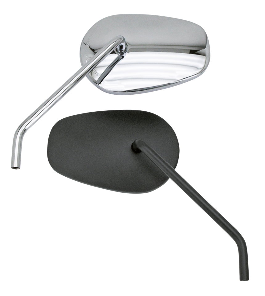 Gzp Chrome Sidewinder Mirror Set Round S Mirror & Component Zodiac