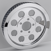 Belt Pulley 1.125"X61 T Xl00 03 Chrome Sprocket & Pulley V Twin Mfg Default Title