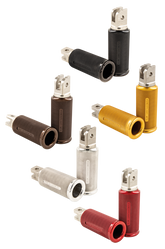P16 Foot Pegs, Polished - Milwaukee 8 Foot Pegs P16 Powerplant Motorcycle Co. Default Title