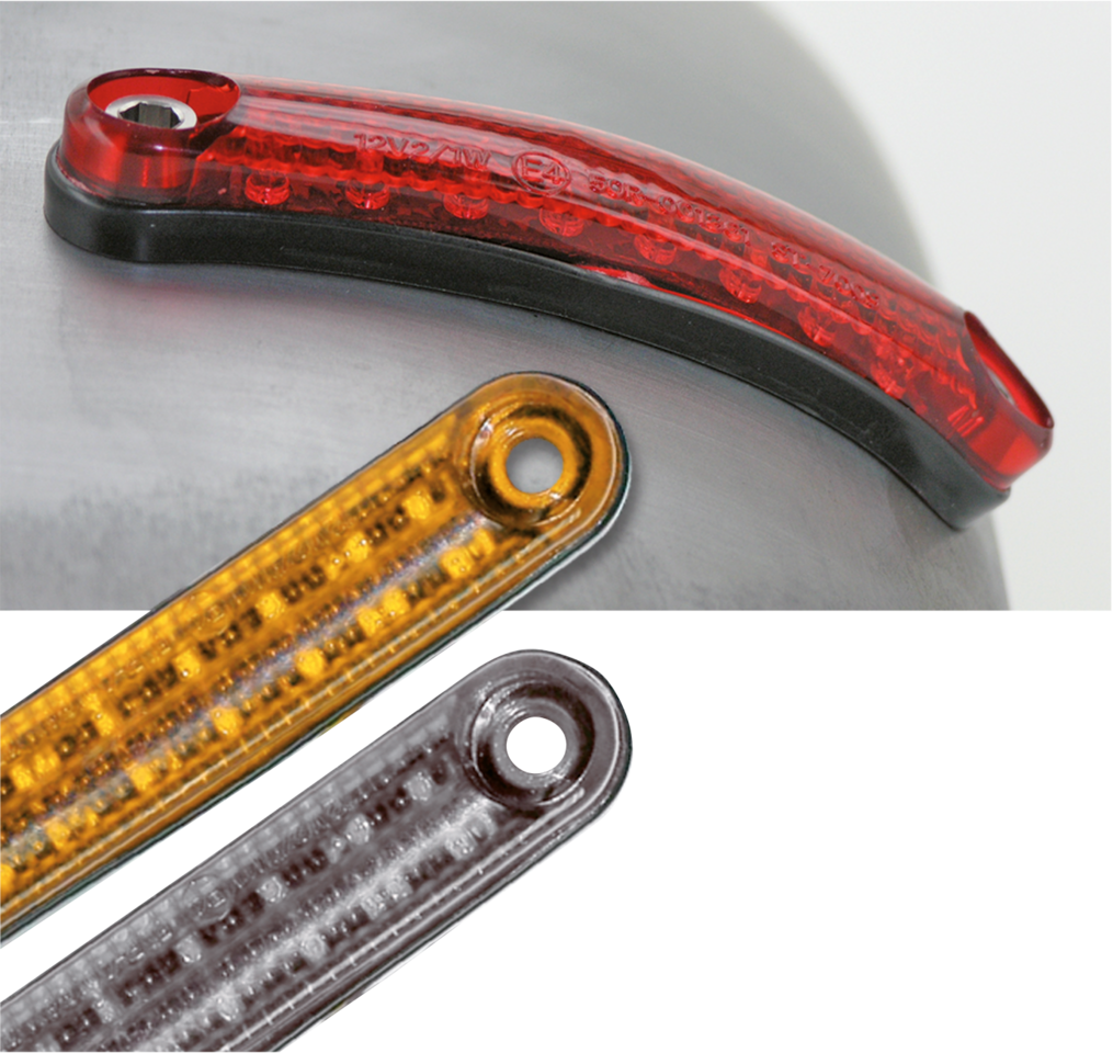 Gzp Flexi Led Markerlight Red Lens Turn Signals & Multi Function Lights Zodiac Default Title