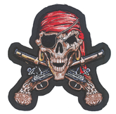 Pirate Skull Patch Helmets, Audio & Merchandise Lethal Threat Default Title