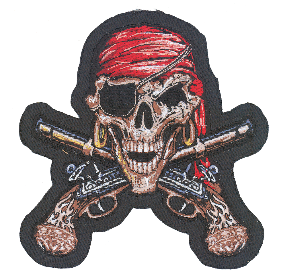 Pirate Skull Patch Helmets, Audio & Merchandise Lethal Threat Default Title