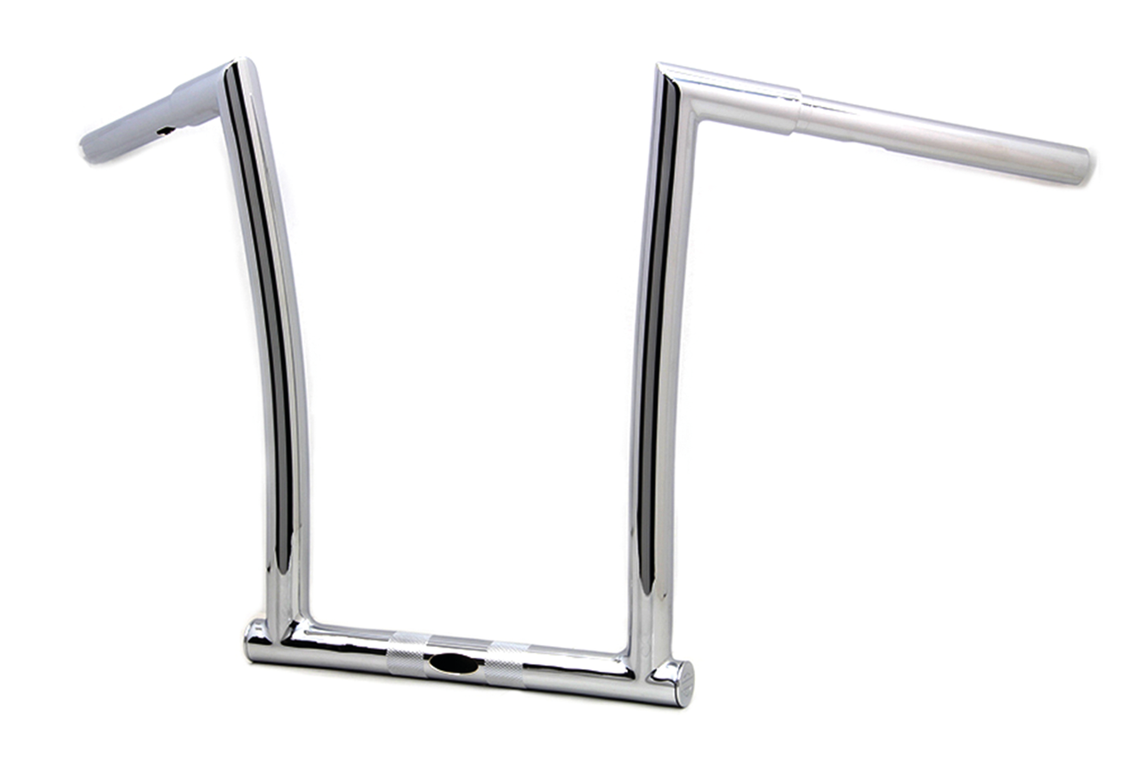 14" Chi Zeled Bar 1.25" Chr Dimpled Tbw Fat Handlebars for 1 1/4" handlebar clamps V Twin Mfg Default Title