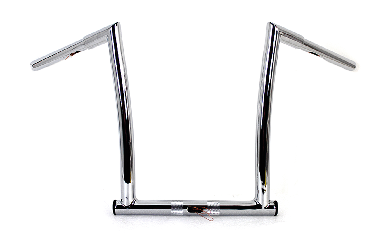 16" Chi Zeled Bar 1.25" Chr Dimpled Tbw Fat Handlebars for 1 1/4" handlebar clamps V Twin Mfg Default Title