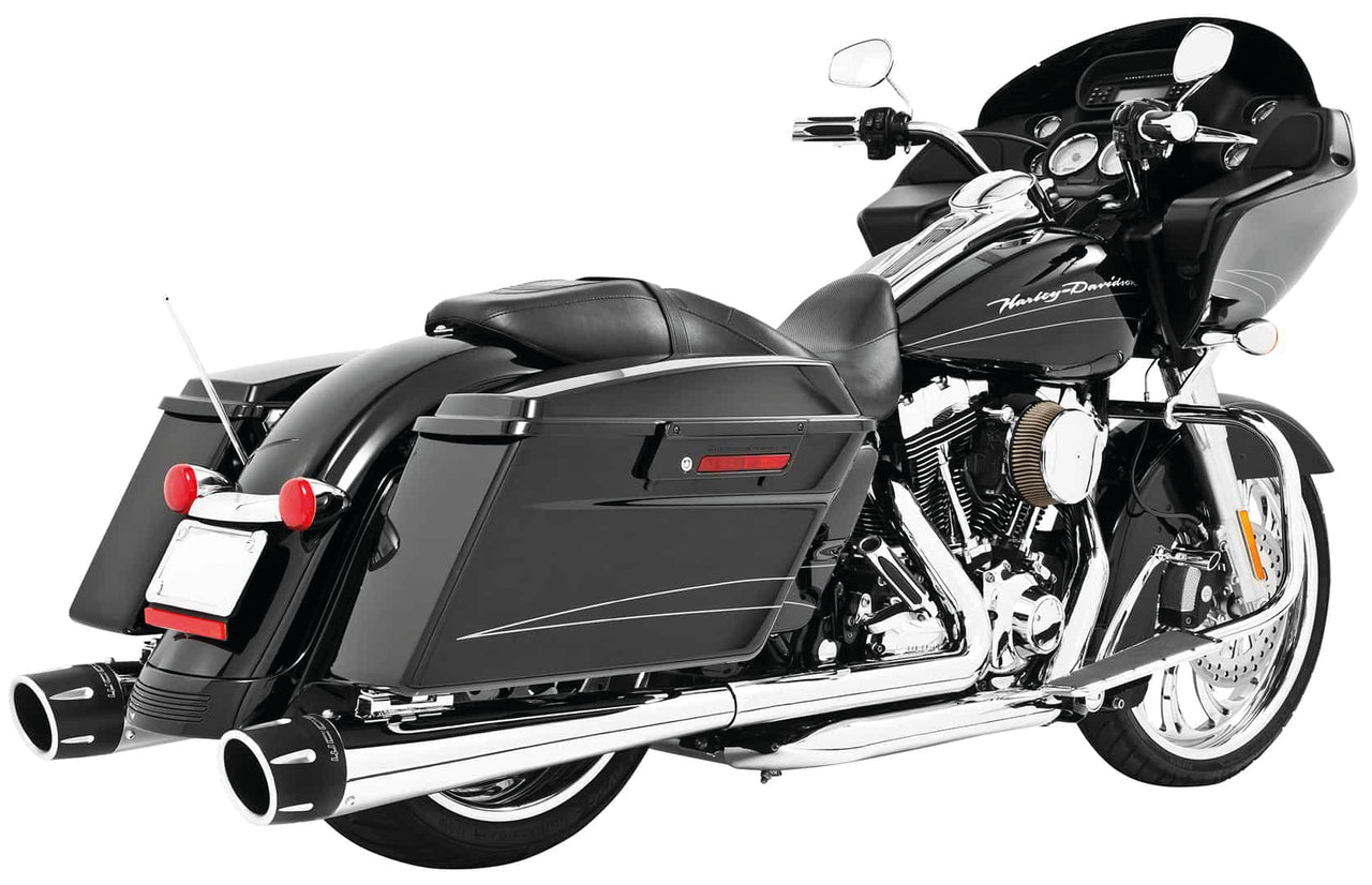 Flh/T09 16 Combat Syst Bk/Ch (4.5") 2-2 Full Exhaust System Freedom Performance Exhaust Default Title