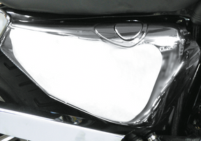 Gzp Chrome Rh Oil Tank Cover Xl04 09 Frame Cover, Insert & Deflector Zodiac Default Title