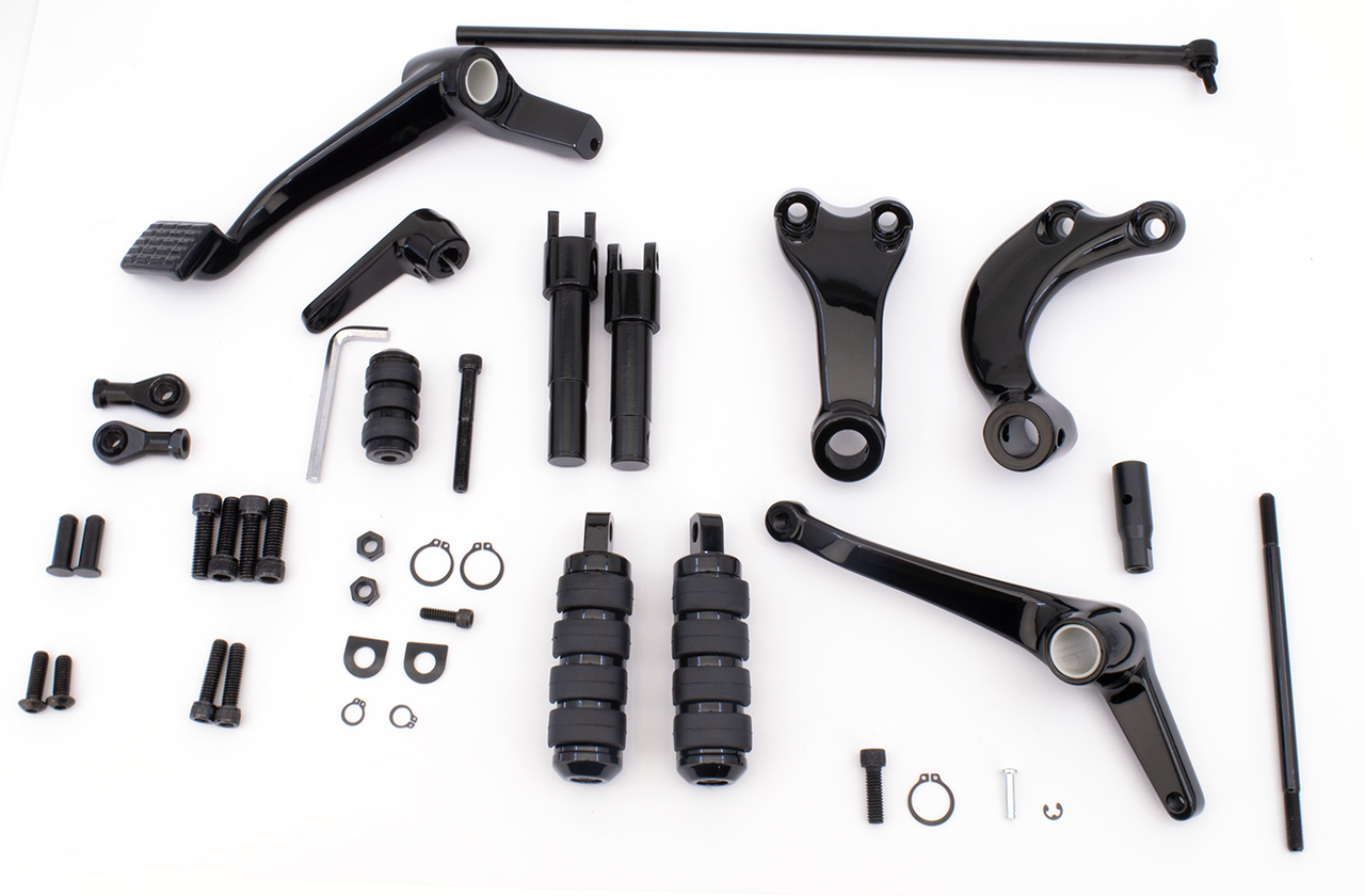 Gzp Black Forward Controls Xl14 Up Forward Control Kit Zodiac Default Title