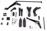 Gzp Black Forward Controls Xl14 Up Forward Control Kit Zodiac Default Title