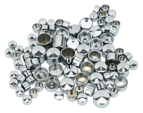 Gzp Chrome Bolt Cover Kit Fxd99 05 86 Pc Hardware & Fastener Zodiac