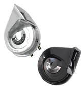 Chrome Cow Bell Horn 12 V Horn & Siren V Twin Mfg Default Title