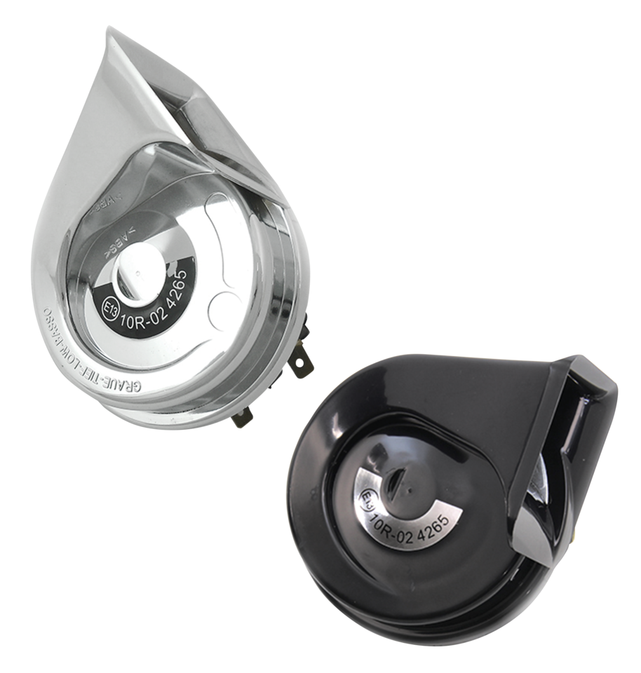 Chrome Cow Bell Horn 12 V Horn & Siren V Twin Mfg Default Title