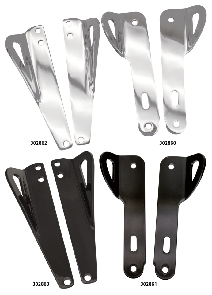 Gzp Chr Tie Down Bracket Kit Flh/T14 Up Tie-Down Strap & Anchor Zodiac