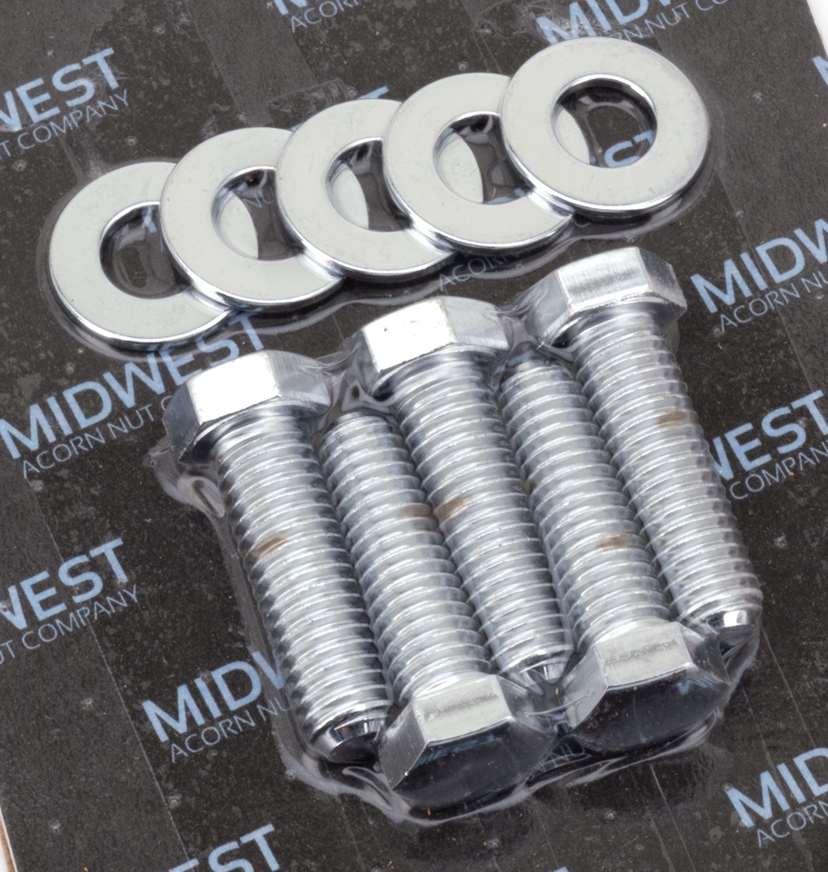 Chrome Hex Head Sprocket Bolt Kit Final Drive Belt Sprockets Midwest Acorn Nut Company Default Title