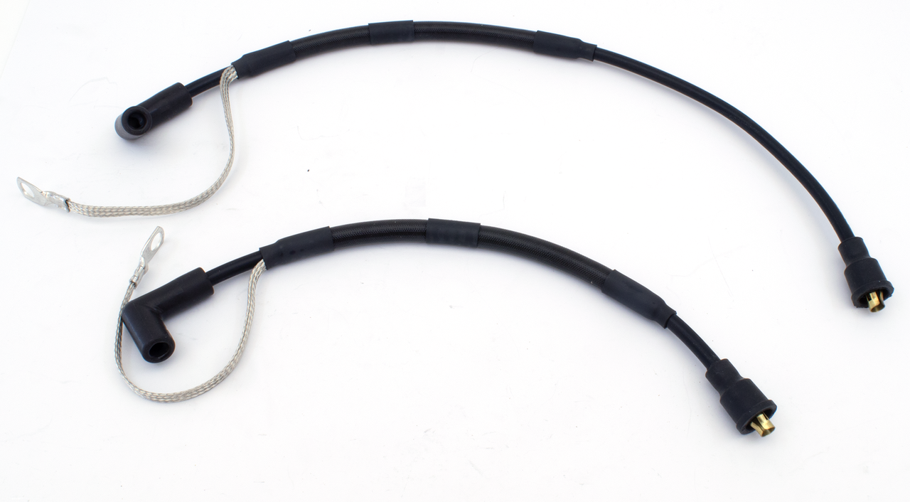 Hot Wires 2x90dgr. Conv. Fxst/Dyna Black Wiring & Connector Nology Default Title