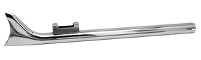 W.Gatling 33" Straight Fishtail Set Slip-On & Muffler V Twin Mfg