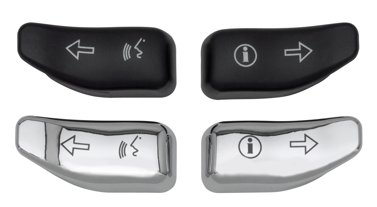 Gzp Chr Turn Switch Extnsions Flh/T14 Up Handlebar Controls Zodiac