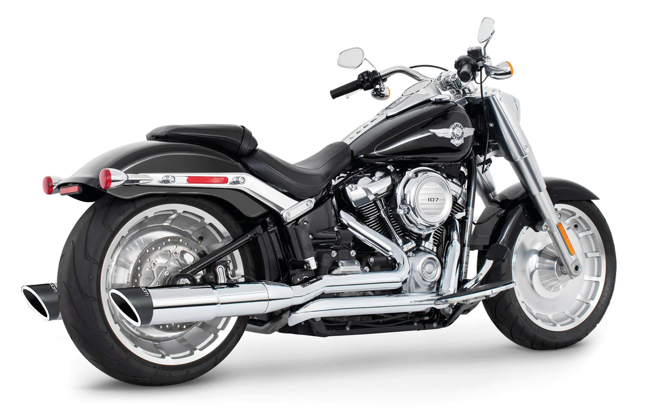 True Duals Slsh Ch/Sclp Bk Flfb Fxbr18 U 2-2 Full Exhaust System Freedom Performance Exhaust Default Title