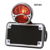 Nsc 28 Taillight W/Horizontal Lic.Mount Custom Taillights No School Choppers Default Title