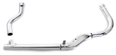 2 1 Complete Exhaust Chrome Fl58 64 2-1 Full Exhaust System V Twin Mfg Default Title