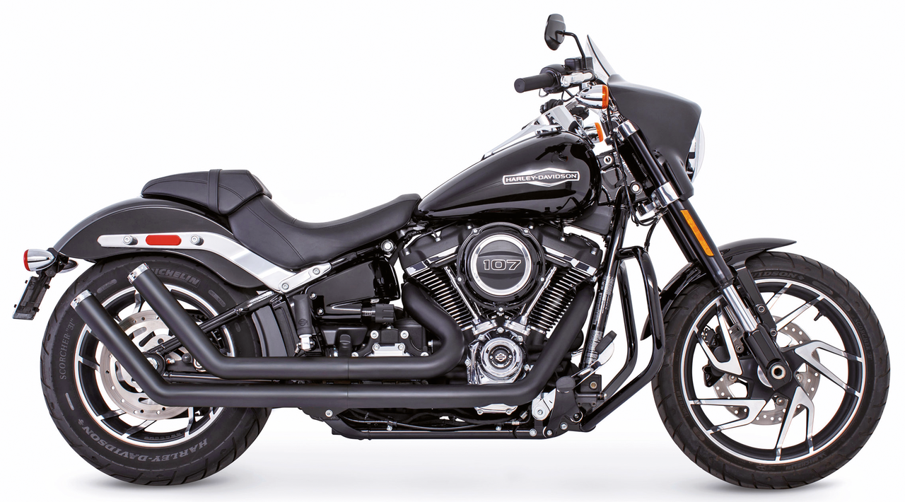 Upsweep St18 Up Black/Chrome 2-2 Full Exhaust System Freedom Performance Exhaust