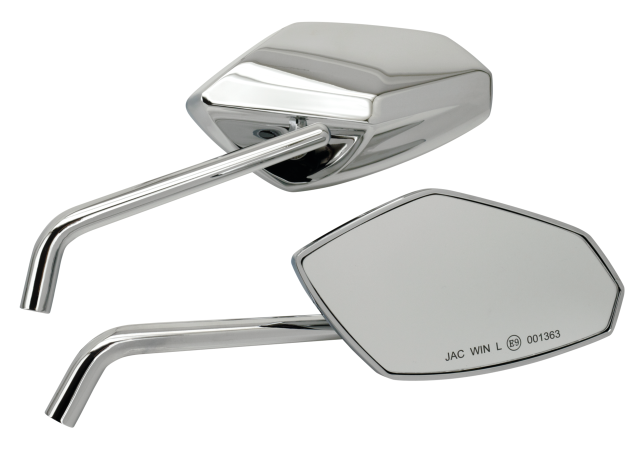 Gzp Chr Deluxe Street Rod Mirrorset Mirror & Component Zodiac