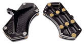 Diamond Pssngr Flrbrd Blk W/ Gems Brass Passenger Floorboard Vity's Design Default Title