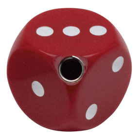 Dice Shifter Knob Red W/ White Dots Hand Shifter V Twin Mfg