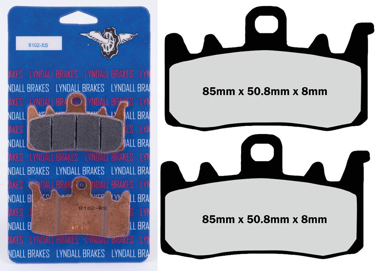 Fr Pads Xtreme Sint. Ra/H21 Up Ftr19 Up Brake Pad Lyndall Brakes Default Title