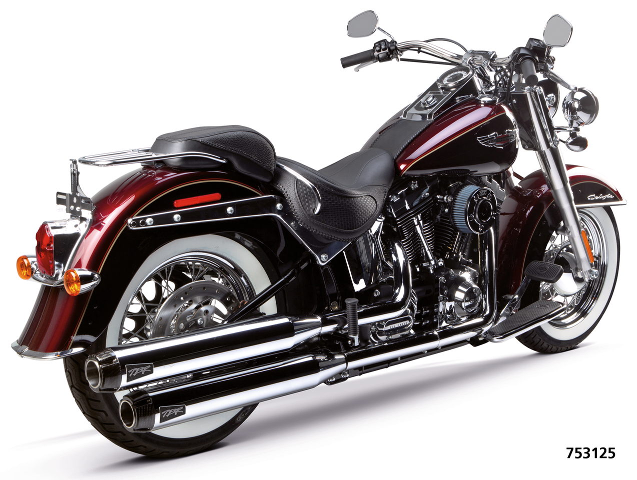 2 Bros Fls/Flstn14 16 Dual S/O Deluxe Or Slip-On & Muffler Two Brothers Racing Default Title