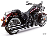 2 Bros Fls/Flstn14 16 Dual S/O Deluxe Or Slip-On & Muffler Two Brothers Racing Default Title