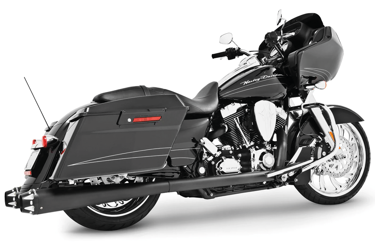 Us Outlaw Dual All Blk Flh/T09 16 2-2 Full Exhaust System Freedom Performance Exhaust Default Title