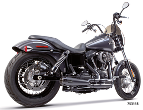 Two Brother Racing Comp-S 2-1, Black - 06-17 Dyna Full Exhaust System Two Brothers Racing