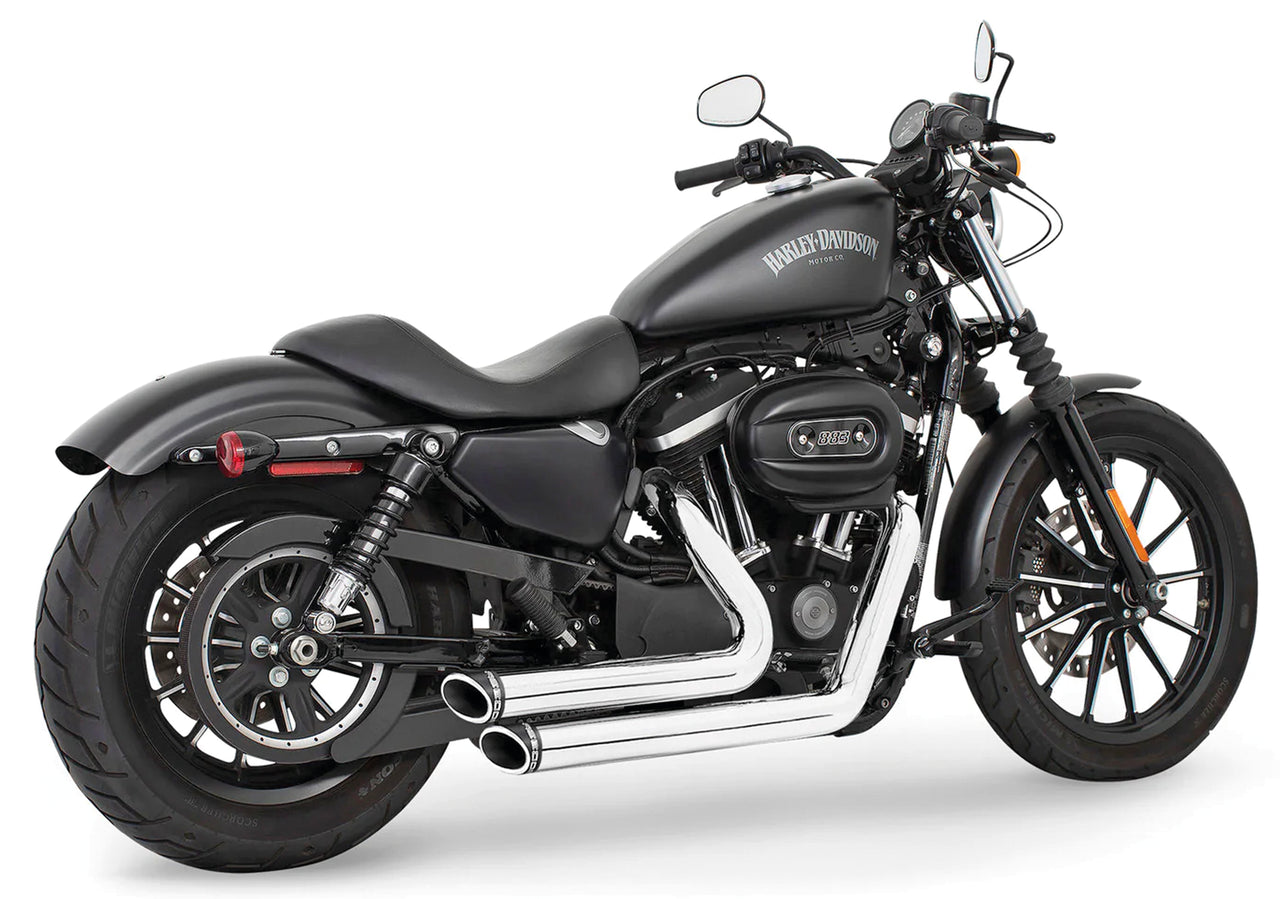 E2 Xl04 06 Indep Staggered Chr/Blk 2-2 Full Exhaust System Thorcat Exhaust Default Title