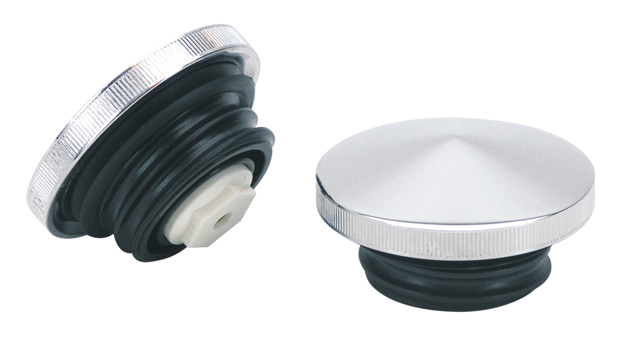 Gzp Chrome Pointed Gascap Vented 82 Up Gas Cap Zodiac