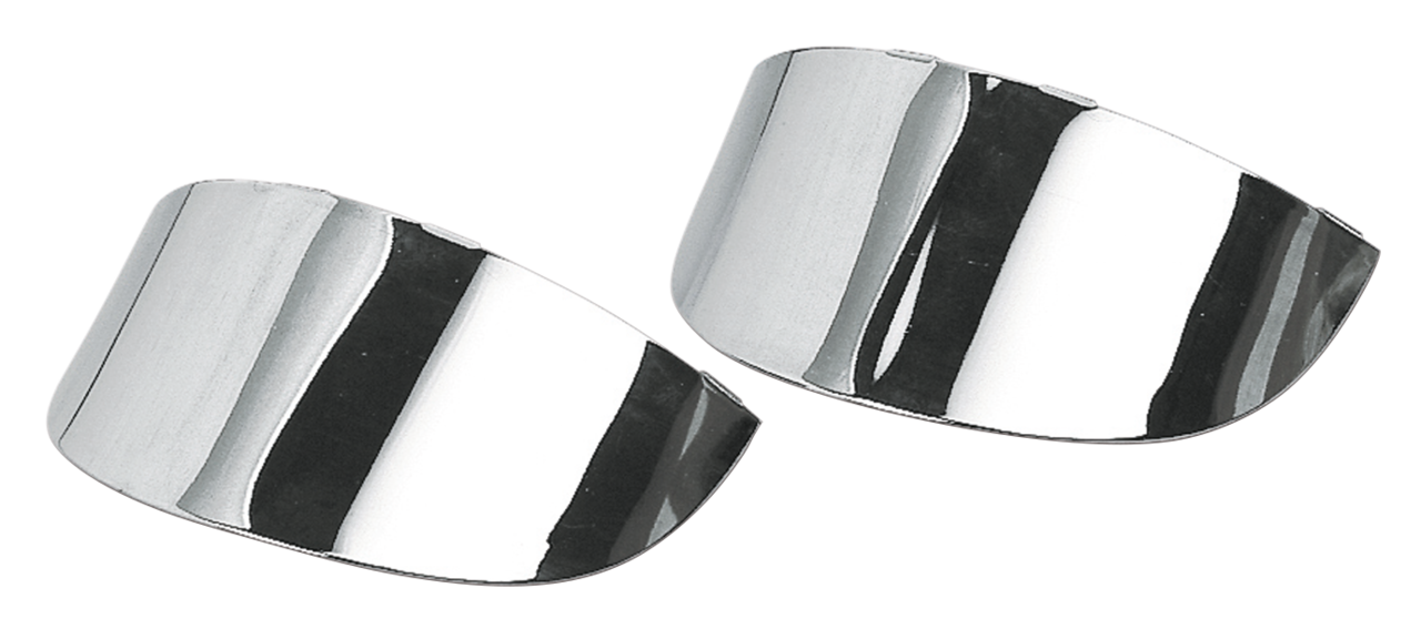 Gzp Turn Signal Visor Chr.Front Flht/S 8 Light Visors Zodiac Default Title