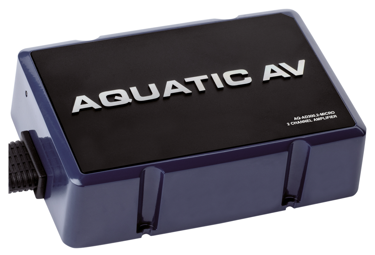 Aquatic Waterproof 2-Whannel Micro Amplifier Speakers Aquatic Av