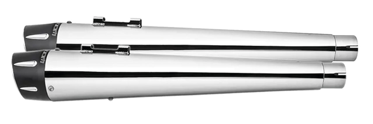 4.5" Combat Slip Ons Chr/Blk Flh/T95 16 Slip-On & Muffler Freedom Performance Exhaust Default Title