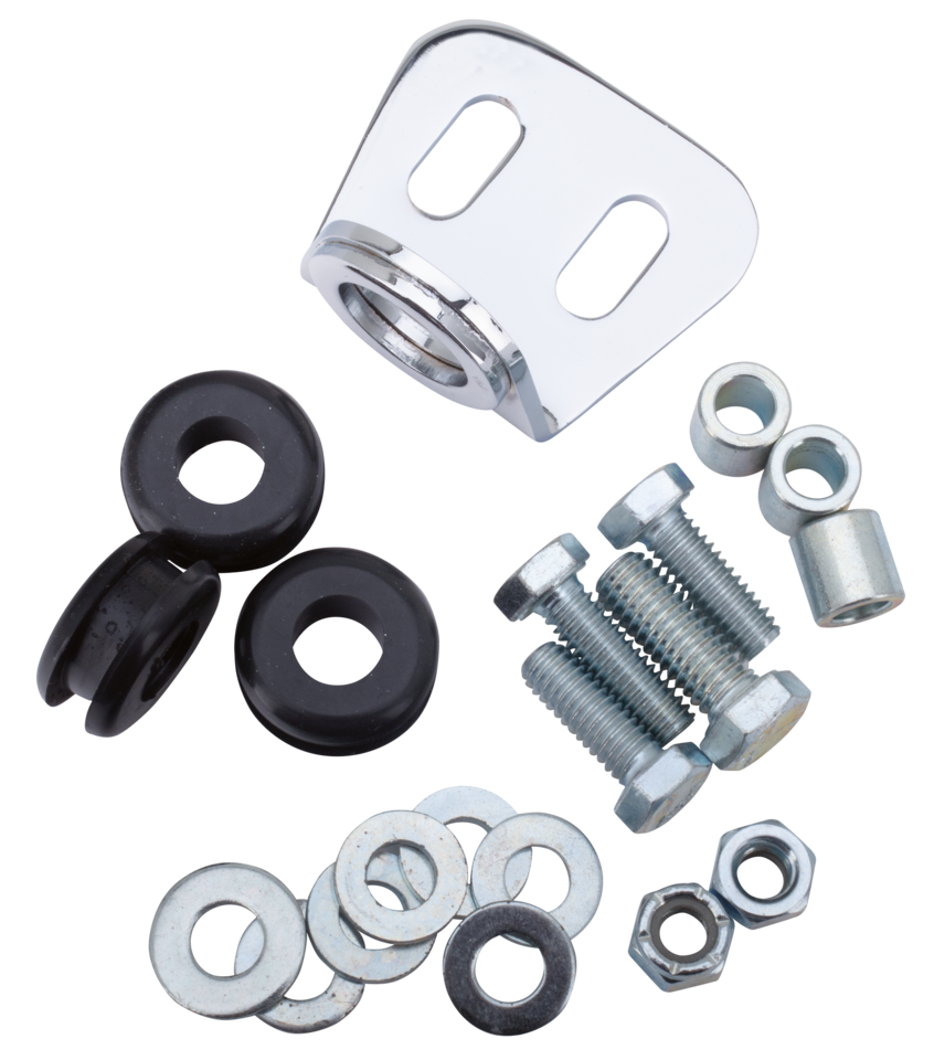 Chrome Top Mount Kit F*St00 17 Oil Tank Mount Kit & Bracket V Twin Mfg Default Title