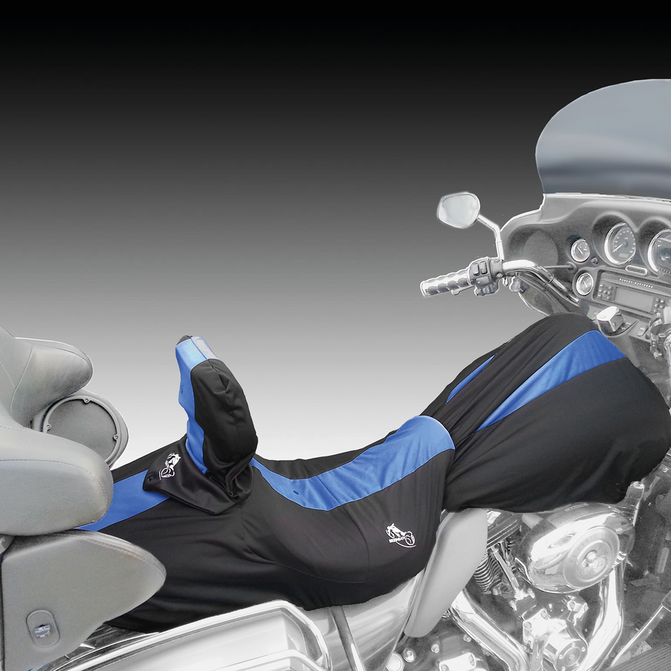 Bikesheath Seat/Tankcover L Blk/Blue Tour-Pak & Top Case Bikesheath Default Title