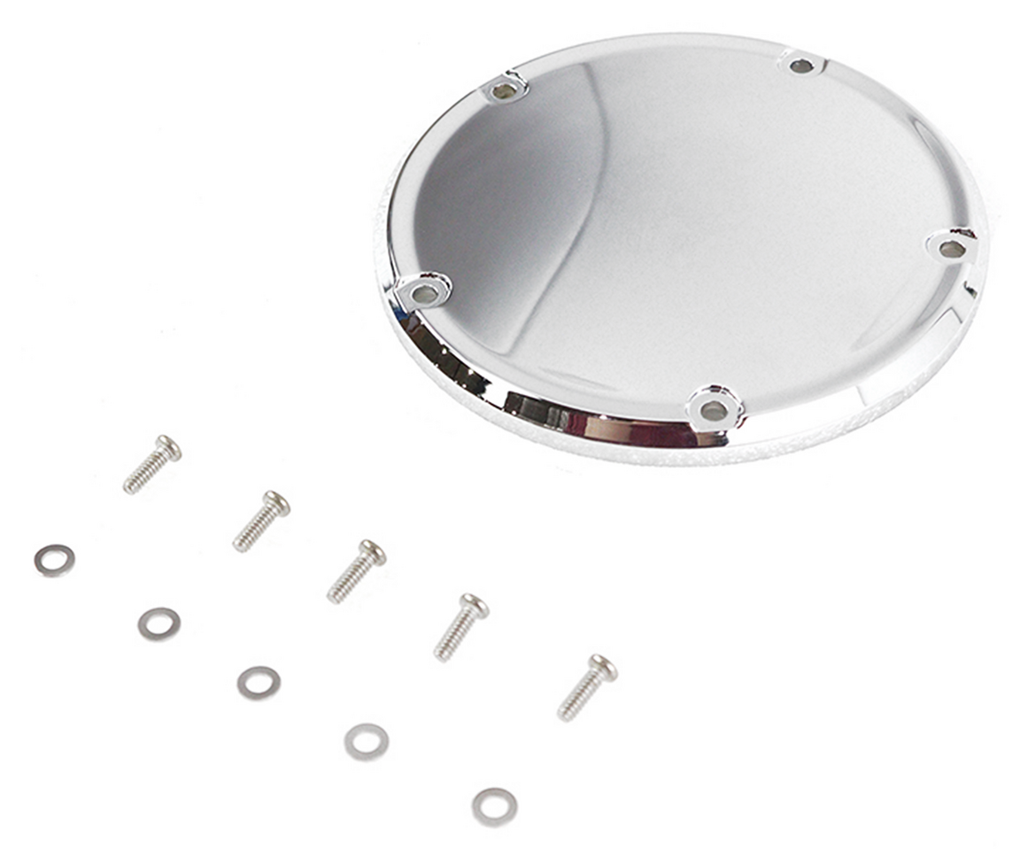 Domed Derby Cover Chrome St18 Up Derby Cover V Twin Mfg