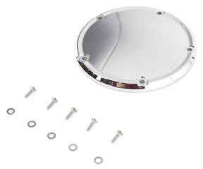 Domed Derby Cover Chrome St18 Up Derby Cover V Twin Mfg