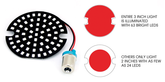 Turn Sig Led Insert Pancake 3" Red Light Bulbs & LEDs Cyron Default Title