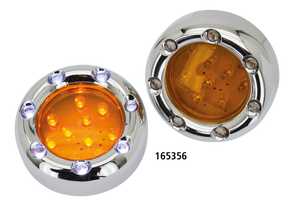 Gzp Chr Duo Led Amber/ White Outer Leds Turn Signal Zodiac